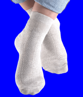 Носки женские медицинские крапива+лен со слабой резинкой 