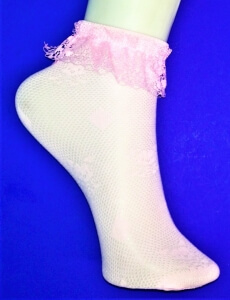 Носки детские эластик сеточка с "рюшками"