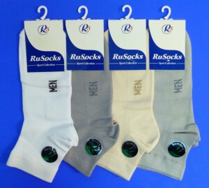 RuSocks носки мужские укороченные М-1645 ассорти