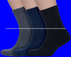 Термоноски мужские внутри махра однотонные "ECONOM" арт. М 29