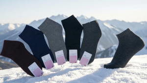 EcoSocks носки укороченные женские внутри махра арт. 2922