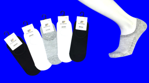 EcoSocks следки мужские короткие (с силиконом) СЕТКА арт. 9316