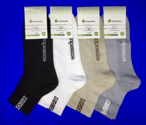 Носки мужские EcoSocks г. Бронницы укороченные сетка АССОРТИ