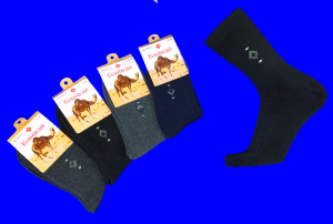 БАЙВЕЙ антибактериальные термоноски мужские внутри махра ВЕРБЛЮЖЬЯ ШЕРСТЬ арт. 3815