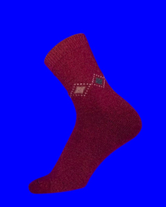 Термоноски женские собачья шерсть Ромбы арт. 3700