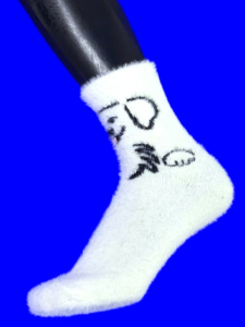 5 ПАР - Байвей термоноски женские ангора НОРКА ШЕРСТЬ "Мордочки" арт. 3561