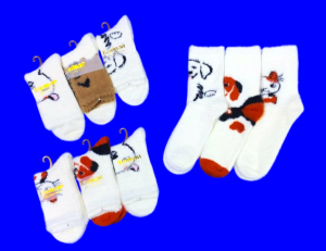 5 ПАР - Байвей термоноски женские ангора НОРКА ШЕРСТЬ "Мордочки" арт. 3561