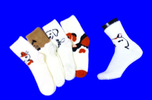 5 ПАР - Байвей термоноски женские ангора НОРКА ШЕРСТЬ "Мордочки" арт. 3561