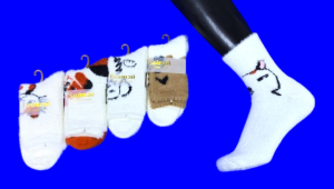 5 ПАР - Байвей термоноски женские ангора НОРКА ШЕРСТЬ "Мордочки" арт. 3561