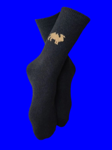 3 ПАРЫ - Термоноски мужские верблюжья шерсть внутри махра арт. 1307