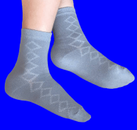 ЮстаТекс носки подростковые 1с8 (3с35) хлопок с лайкрой серые