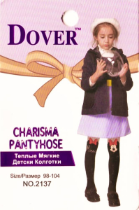 Dover колготки детские внутри махра