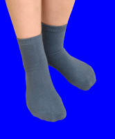 Золотая Игла носки подростковые с-401 с лайкрой серые
