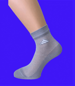 5 ПАР - ЮстаТекс носки мужские укороченные спортивные 1с19 сетка бежевые