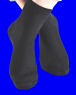 Лечебные женские носки со слабой резинкой лен с крапивой ассорти