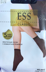 Dover (E.S.S.) носки капрон женские Elegante черные