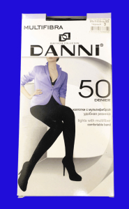 DANNI колготки Multifibra 50 Den (микрофибра) черные