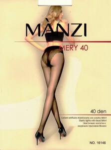 MANZI колготки женские MERY 40 den ЧЕРНЫЕ