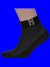 Легион носки мужские укороченные сетка черные