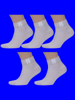 Легион носки мужские укороченные сетка светло-серые