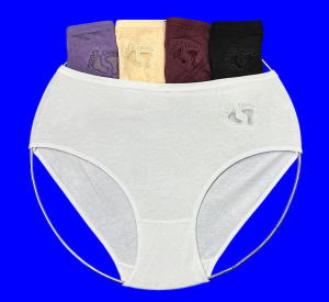 Трусы женские Yi Xin Da высокая посадка большие размеры арт. 85699