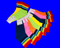Носки женские с яркими полосочками