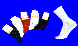 Носки женские высокие с рисунком арт. 2921