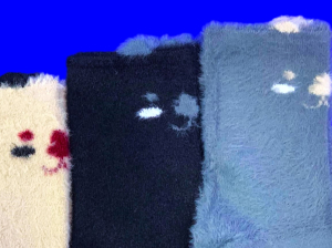 Ecosocks носки женские ангора НОРКА ШЕРСТЬ "с ушками" арт. 6630