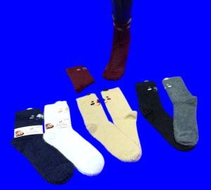 Ecosocks носки женские ангора НОРКА ШЕРСТЬ "с ушками" арт. 6630