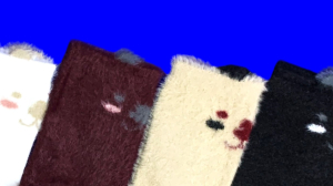 Ecosocks носки женские ангора НОРКА ШЕРСТЬ "с ушками" арт. 6630