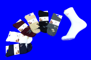 Ecosocks носки женские ангора НОРКА ШЕРСТЬ "с ушками" арт. 6630