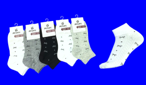 Носки женские укороченные Бантики арт. 4047