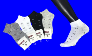 Носки женские укороченные Бантики арт. 4047