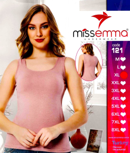 Майки женские Miss Emma Турция однотонные арт. 121 ПУДРОВЫЙ
