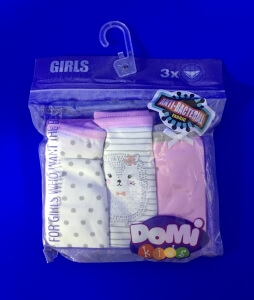 Детские трусы DOMI GIRLS Турция для девочек "Неделька - 3 шт." арт. 76500-119