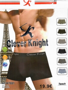 Трусы мужские боксеры Clever Knight арт.  7001 (7002)
