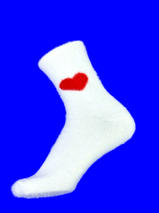 3 ПАРЫ - Носки женские ангора НОРКА СЕРДЦЕ высокие арт. 2888