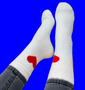 3 ПАРЫ - Носки женские ангора НОРКА СЕРДЦЕ высокие арт. 2888