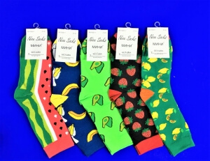 3 ПАРЫ - Nice Socks ЦВЕТНЫЕ НОСКИ (МИНИ) арт. W20-1-3 ПАРЫ