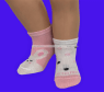 6 ПАР - ЮстаТекс носки детские 3с206 на ДЕВОЧЕК "Разноцветные ножки"