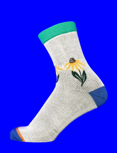 AMIGOBS носки женские сетка Цветы арт. 1850