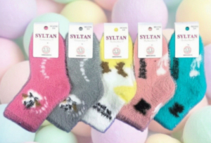 5 ПАР - SYLTAN носки детские ангора НОРКА шерсть арт. 4152