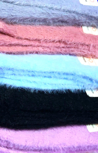 3 ПАРЫ - Термоноски ангора шерсть из меха куницы арт. 3400