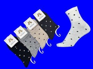 AMIGOBS носки женские цветные с принтом арт. 9522-3 "ГОРОШКИ" 