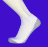 Носки мужские укороченные белые (серая подошва) с массажным эффектом арт.3060