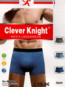 Трусы мужские боксеры Clever Knight арт. К 9219