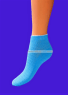 ЮстаТекс носки женские 2с2 хлопок с лайкрой