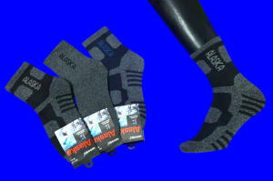 6 ПАР - "АЛЯСКА" Термоноски спортивные подростковые внутри махра арт. V-2