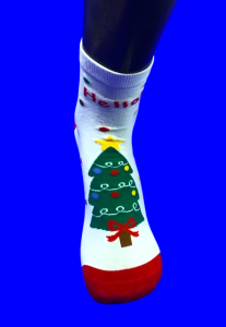 Ecosocks носки женские НОВОГОДНИЕ хлопок + кашемир арт. 2755