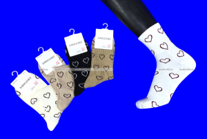 3 ПАРЫ - ПОДАРОЧНЫЙ НАБОР носки женские AMIGOBS АССОРТИ рисунков 